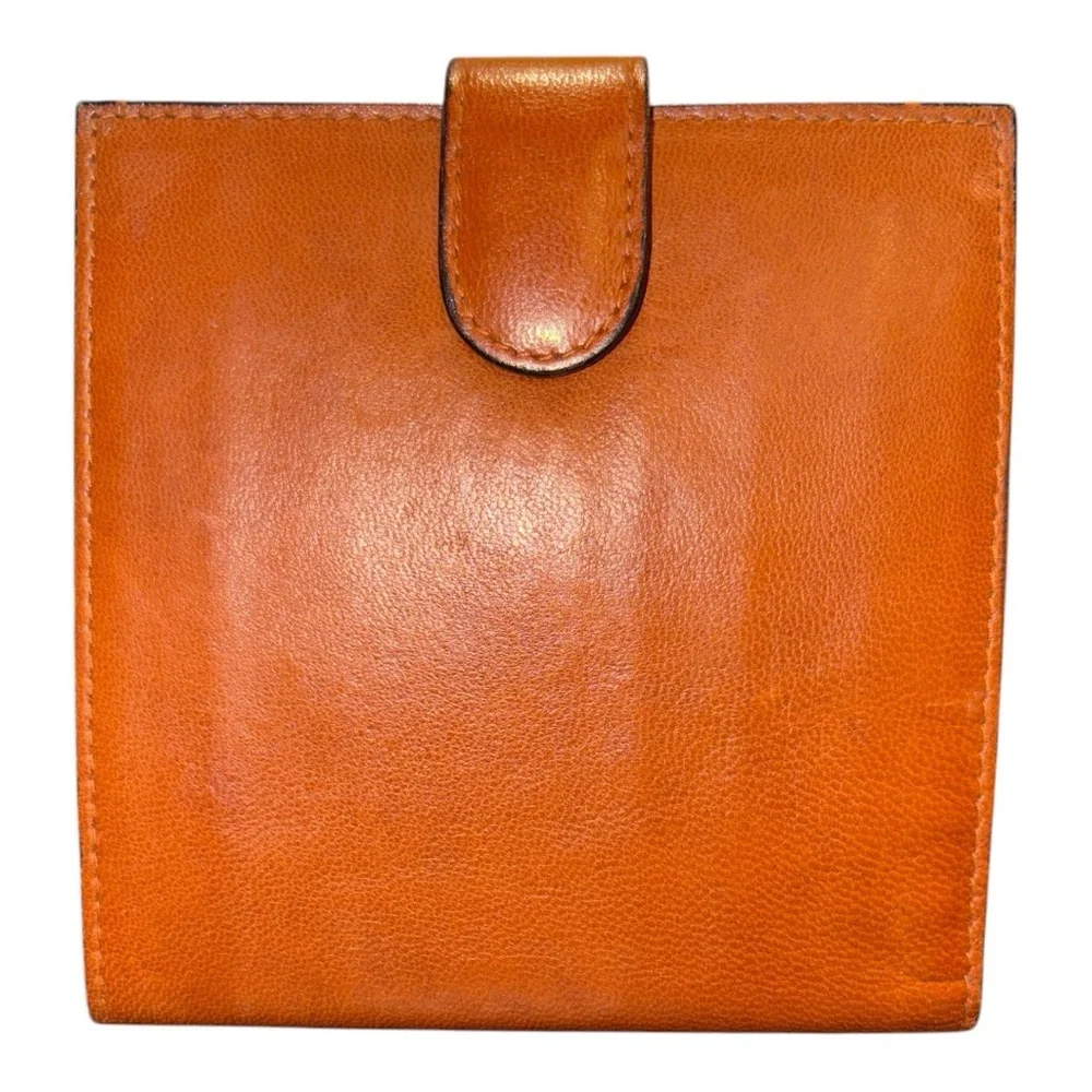 Bottega Veneta Authentic Leather Compact Wallet Brown RR